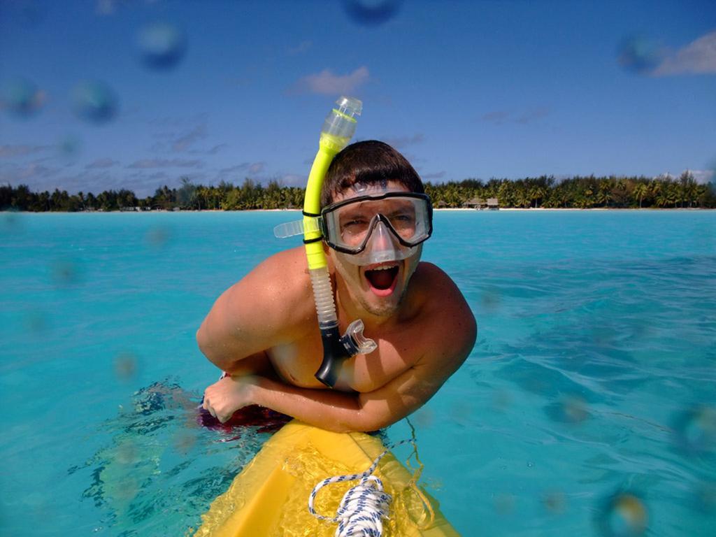Eden Beach Hotel Bora Bora Exteriör bild