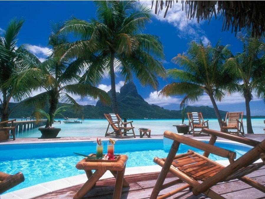 Eden Beach Hotel Bora Bora Exteriör bild