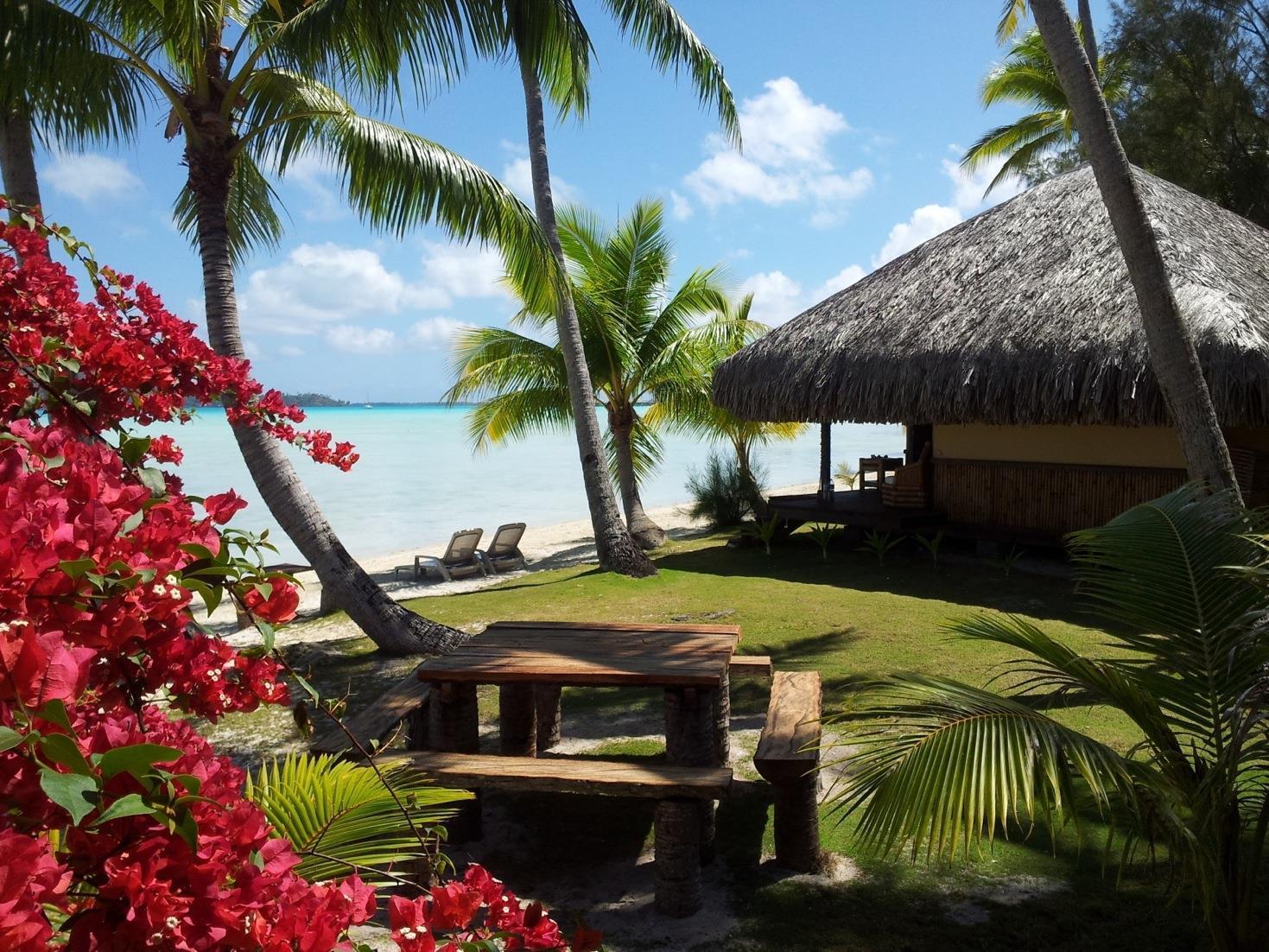 Eden Beach Hotel Bora Bora Exteriör bild